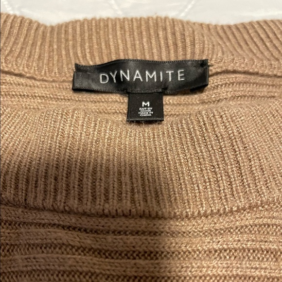 Tan Dynamite Sweater. - Picture 2 of 3